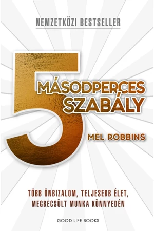 5 másodperces szabály - Mel Robbins könyvborító